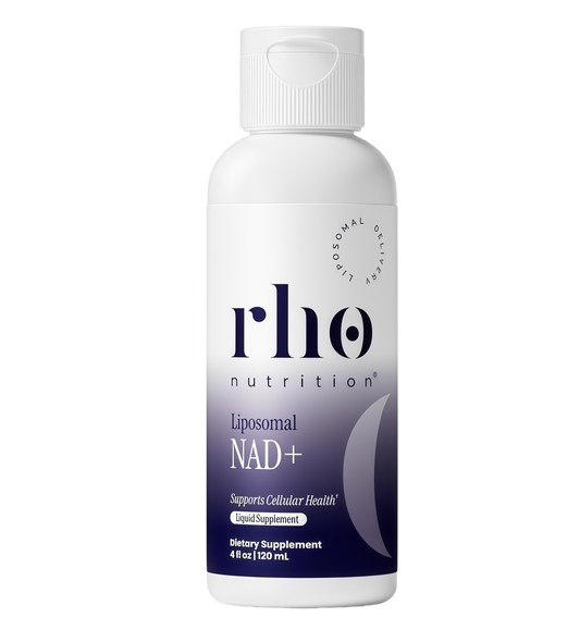 Rho Nutrition Liposomal NAD+ Liquid Supplement | High Absorption Formula, Active NAD+, Cellular Health, Healthy Aging & Energy Metabolism, 30 Servings